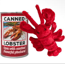 Load image into Gallery viewer, Canned Lobster Plush
