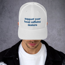 Load image into Gallery viewer, Caffeine Dealer Trucker Cap
